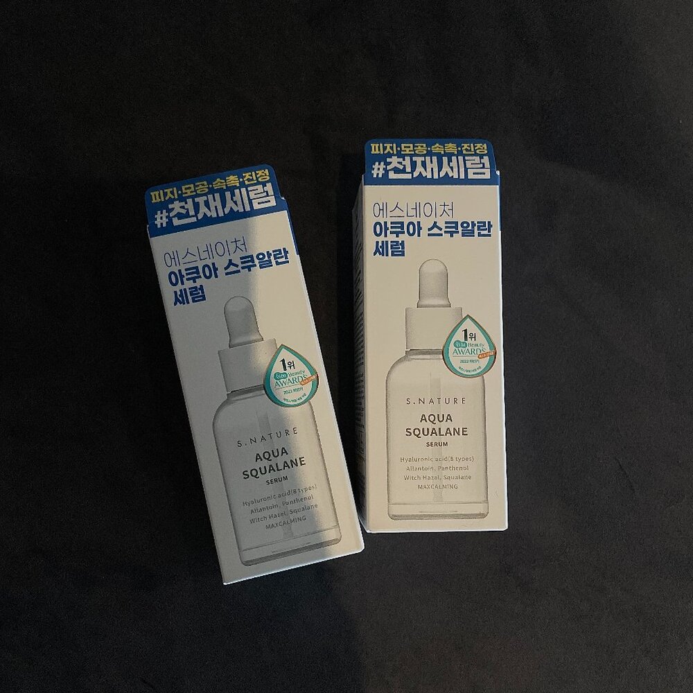 s.nature Aqua Squalane Serum - 50 ml (2x)